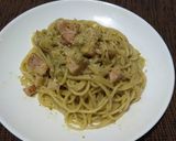 シンプル!!バジルクリームパスタ作り方6写真