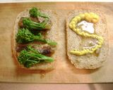 オイルサーディンとブロッコリーのサンド作り方4写真