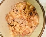 そば処港屋風ラー油肉そば作り方6写真