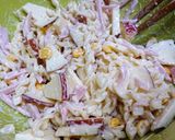 リンゴとマカロニのチーズ風味サラダ作り方5写真