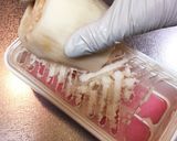 簡単モッチモチ☆チーズ入りレンコンもち作り方1写真