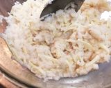 簡単モッチモチ☆チーズ入りレンコンもち作り方3写真