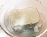 春菊のかつお胡麻和え〜豆腐クリーム添え〜作り方1写真