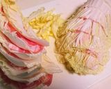 簡単 手抜き 白菜のミルフィーユ鍋作り方1写真