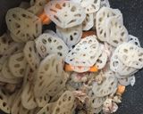 レンコンと豚小間のきんぴら作り方5写真
