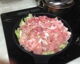 白菜の豚しゃぶ丼作り方3写真