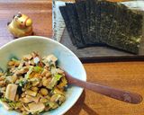 【おつまみ】納豆の海苔巻き作り方4写真
