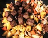 汗だく！サイコロステーキ薬膳カレー！作り方11写真
