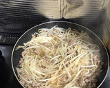 もやしとひき肉の卵とじ作り方2写真