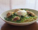 鶏もも肉と白味噌で和風カルボナーラ作り方5写真