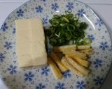 液みそ豆腐味噌汁！お碗に湯を注ぐだけ簡単作り方1写真