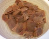みそレバー(鶏)のゴマがらめ。作り方1写真