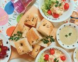 HB使用＊ふわっふわ♡セサミフォカッチャ作り方15写真