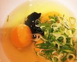 海苔の佃煮とねぎの玉子焼き作り方1写真