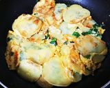 朝食に!ツナじゃが卵の薄焼き作り方3写真