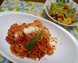 香りソルトで味付け簡単！懐かしナポリタン作り方7写真