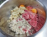 きのこいっぱいハンバーグ作り方2写真