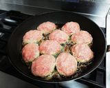 きのこいっぱいハンバーグ作り方4写真