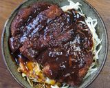 味噌かつ煮込み丼作り方6写真
