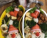 クリスマスキャラ弁☆簡単サンタクロース作り方4写真