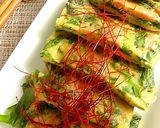 まな板要らず♪ニラと豚肉のもちもちチヂミ作り方6写真