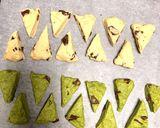 【簡単・おやつ】抹茶チョコスコーン作り方5写真