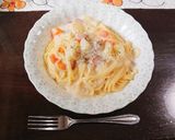 超簡単★余ったシチューでクリームパスタ♪作り方10写真