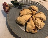 【簡単・おやつ】抹茶チョコスコーン作り方9写真