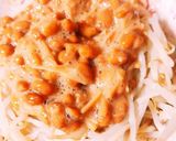 なめ茸納豆応用！超節約もやしサラダ?☆作り方5写真