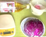 簡単〜紫キャベツの酢漬け〜(o˘◡˘o)作り方1写真