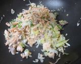 鮭チャーハン♪シソも沢山入れて♪作り方5写真