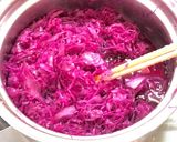 簡単〜紫キャベツの酢漬け〜(o˘◡˘o)作り方33写真