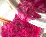 簡単〜紫キャベツの酢漬け〜(o˘◡˘o)作り方35写真