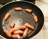即席！冷凍焼きそば麺のナポリタン作り方3写真
