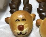 赤鼻のトナカイくん(チョコクリームパン)作り方7写真