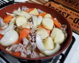 フライパンで肉じゃが作り方2写真
