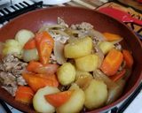フライパンで肉じゃが作り方3写真