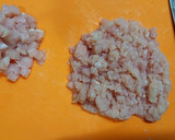 ふりかけ活用！ゆかり風味の和風ナゲット作り方1写真