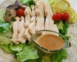 レンジでとりむね肉のチキンサラダ作り方5写真