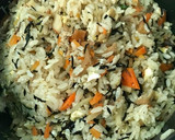 ごぼうとひじきの炊き込みご飯作り方5写真