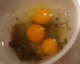 もずくスープで卵焼き作り方2写真