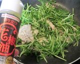 花椒油で、豆苗と豚ロースのおかか焼き作り方4写真