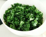 ケールと豆腐とベーコン炒め作り方2写真