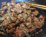 素揚げ砂肝の粒胡椒甘旨醤油炒め作り方7写真
