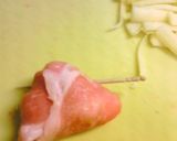 漏れない裏技☆三角肉巻きチーズ作り方4写真