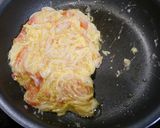 簡単!かに玉キャベツのタイ風炒め作り方2写真