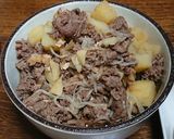 すき焼き風✨牛肩ロースの煮込み作り方4写真