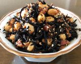 栄養満点♡大豆とひじきの梅おかか炒め煮作り方3写真