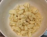豚バラと菜の花のアンチョビバター作り方2写真