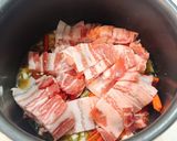 焼肉の生だれでネギ豚カルビの炊き込みご飯作り方7写真